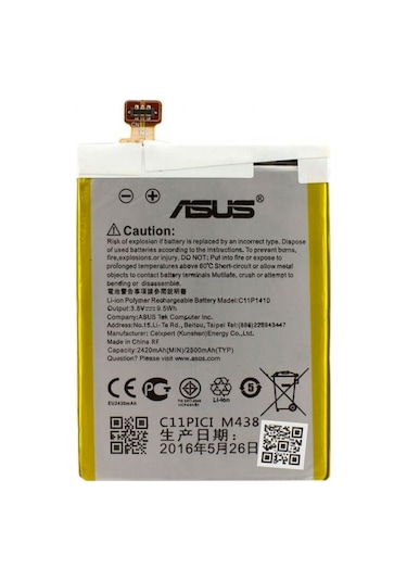 Asus Zenfone 5 Lite A502Cg C11P1410 Batarya Pil 2500 Mah