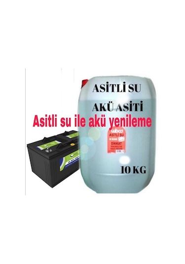 Asitli Su Akü Asiti  10kg (1lt-2lt-3lt-5lt-10lt Mevcut