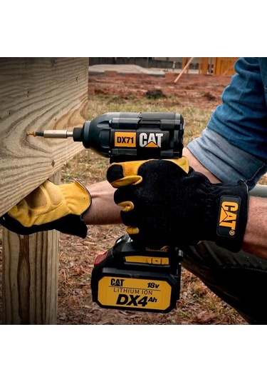 Cat Dx71.2 18volt 4.0ah Li-ion Çift Akülü 215nm Kömürsüz Profesyonel Şarjlı Darbeli Tornavida Fr Dx71.2