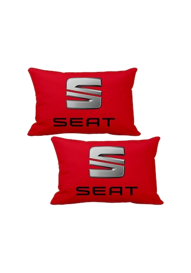 Seat 2 Li Lüks Araç Boyun Yastığı 5 Renk Ahşap Anahtarlık