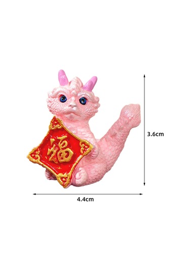 Homyl Çin Yeni Yılı Ejderha Heykeli Heykel Ev Oturma Stil-b