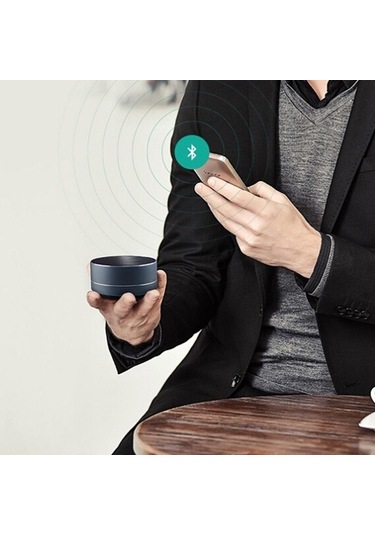 Taşınabilir Metal Subwoofer Kablosuz Bluetooth Hoparlör Bilgisayar Mini Bluetooth Ses Mp3 Müzik Çalar