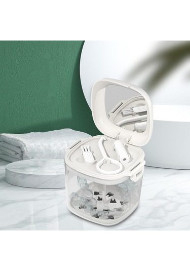 Dolıty Yaşlı Hediye Için Süzgeç Sepeti Protez Kupası Beyaz