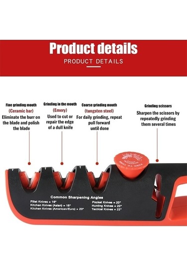 Ulzyvf Siyah-kırmızı Bıçak Ayarlanabilir Aralık 4-7 Yq Manuel Bileyici