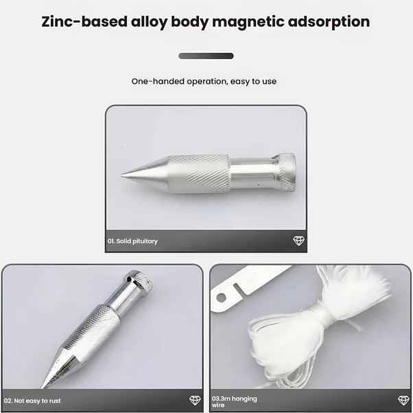 Willowhaven Pendant Dayanıklı Metal Çekül Duvar Zemin Hizalama İnşaat Marangozluk