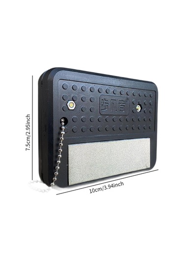 Homyl Buz Pateni Kenar Bıçak Bileyici Bileme Aleti Ev Hokeyi Siyah