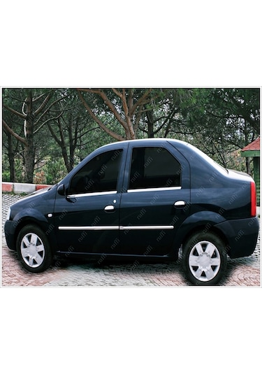 Dacia Logan Krom Yan Kapı Çıtası 4 Kapı 2004-2012 P. Çelik