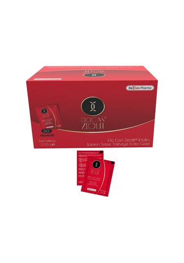 Zeolit ve İnülin İçeren Vitamin 60 Şase