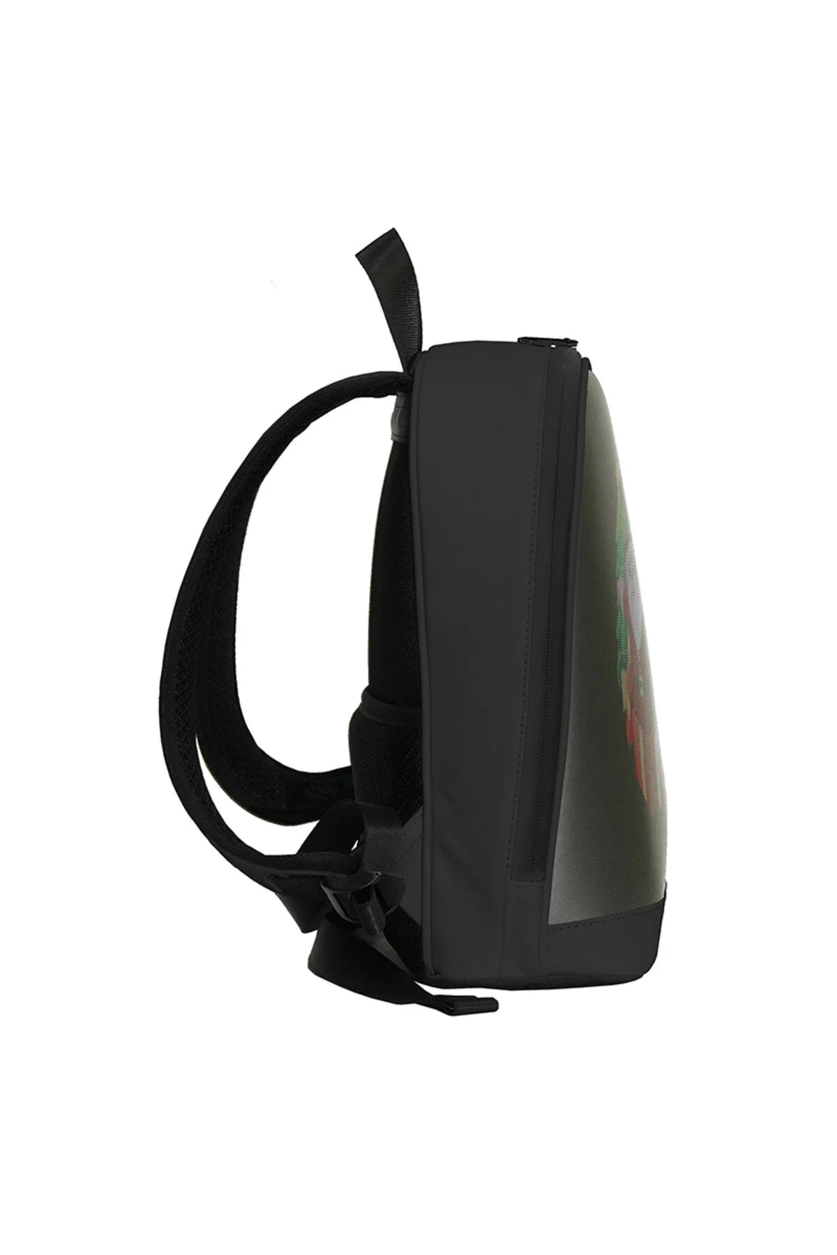 Led Ekranlı Akıllı Sırt Çantası Bluetooth Kontrollü Işıklı Dijital Ekran Çanta Siyah