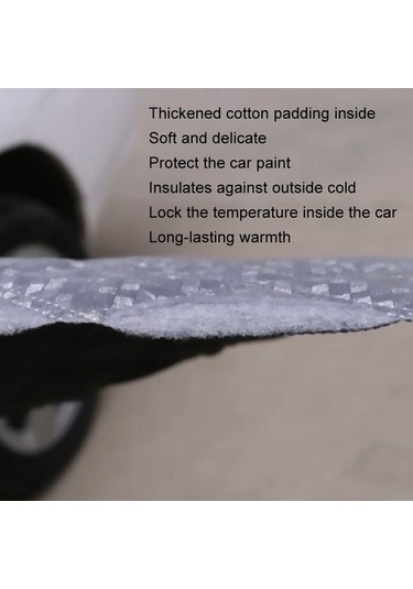Dancemonkey Araba Ön Cam Kapağı Güneşlik Kar Kalkanı Isı Yalıtımı Donmaya Dayanıklı Araba Ceket Yarım Kapak, Stil: Koruyucu Başlık Gümüş