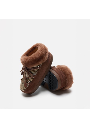 M062 Cocoa Sneaker Günlük Kadın Diğer 80d1470120-m062 Moon Boot Mb X Gır Evx Chalet M, Cocoa M062 Cocoa