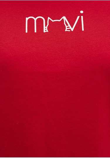 Mavi - Mavi Baskılı Kırmızı Tişört 1613387-82054 Kirmizi