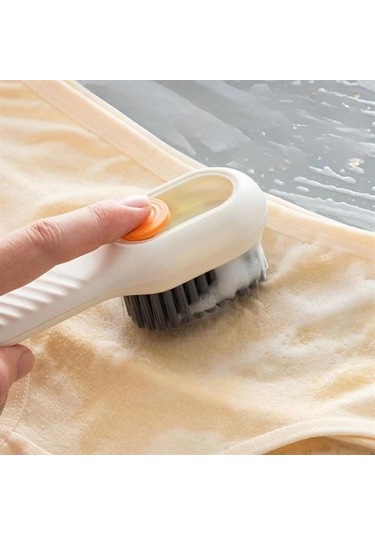 Deterjan Hazneli Çok Amaçlı Ayakkabı Ve Bot Temizleme Fırçası - Pratik Yıkama Fırçası Çok Renkli