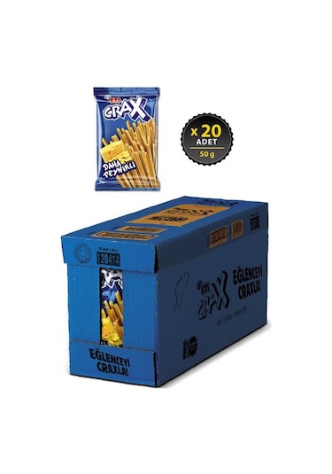 Eti Crax Peynirli Çubuk Kraker 20 x 50 G