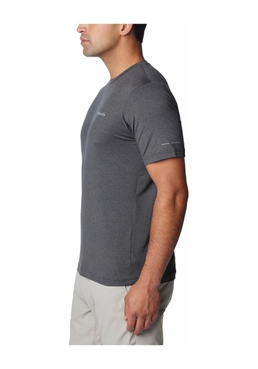 Columbia Ao5545 Tech Trail Crew Neck Iı Erkek T-shirt-29978 Koyu Gri