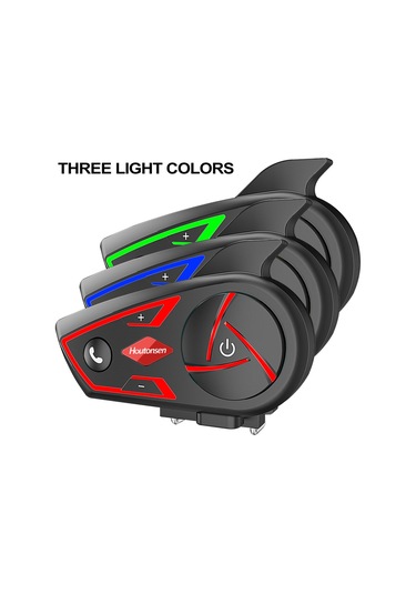 Vkemall S3 Motosiklet Kaskı Bluetooth İnterkom Kulaklığı Su Geçirmez/gürültü Önleyici Siyah