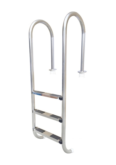 Havuz Hakem Merdiveni 304 Paslanmaz Çelik Cnc Kesimli 3 Ba