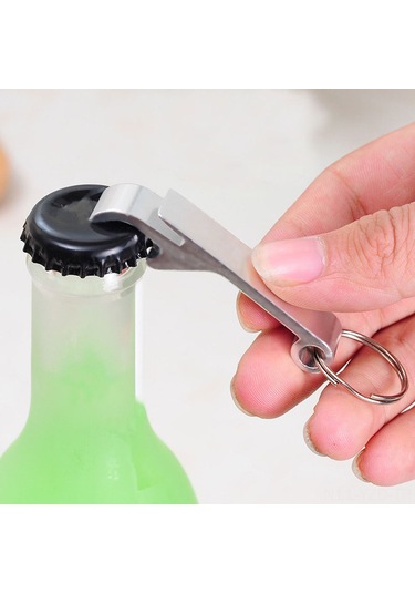 Yuntech01 Alüminyum Anahtar Zinciri Açıcı - Hafif, Dayanıklı, Çanta Ve Anahtar Zinciri İçin Uygun, Farklı Renk Seçenekleri Siyah