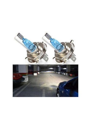 Novahub 12v/h4 Far Ampulü Süper Parlak 55w Çift Kısa Huzmeli Ampuller Xenon Beyaz