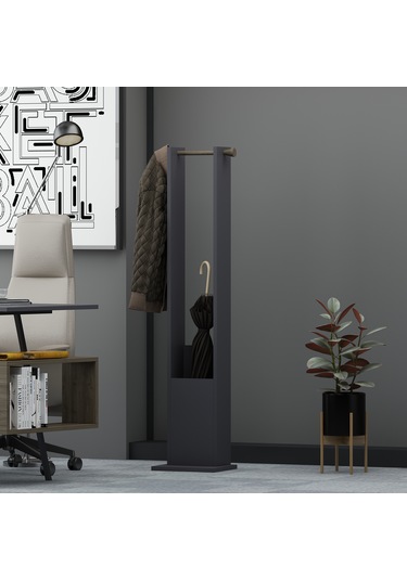 Lagomood Joline Şemsiyelik Askılık Antrasit Ceviz Antrasit - Ceviz