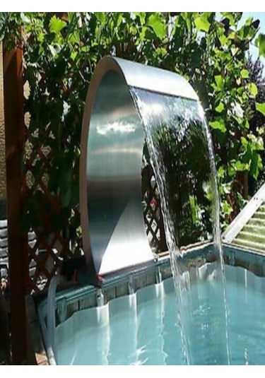 DEV PASLANMAZ 600x1000 mm Lüks Model Havuz Şelale AISI 316