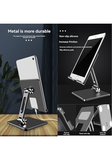 Didadodo 270 Derece Farklı Renk Seçenekleri Alüminyum Telefon & Tablet Standı - Evrensel Uyumlu