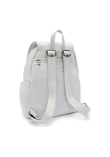 Kıplıng City Zip S Küçük Boy Sırt Çantası Gri Sılver Nıght Gri