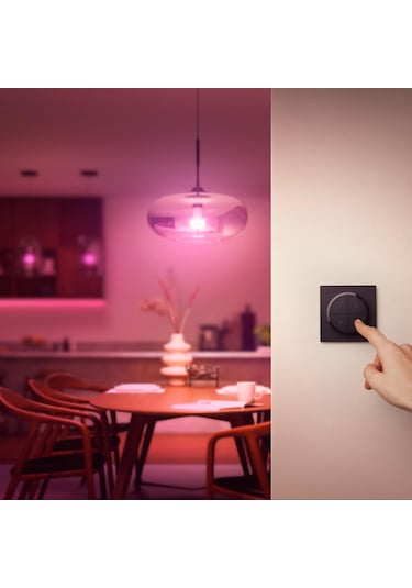 Philips Hue Tap Dial Switch Döner Anahtar, Siyah, Hue Uygulaması