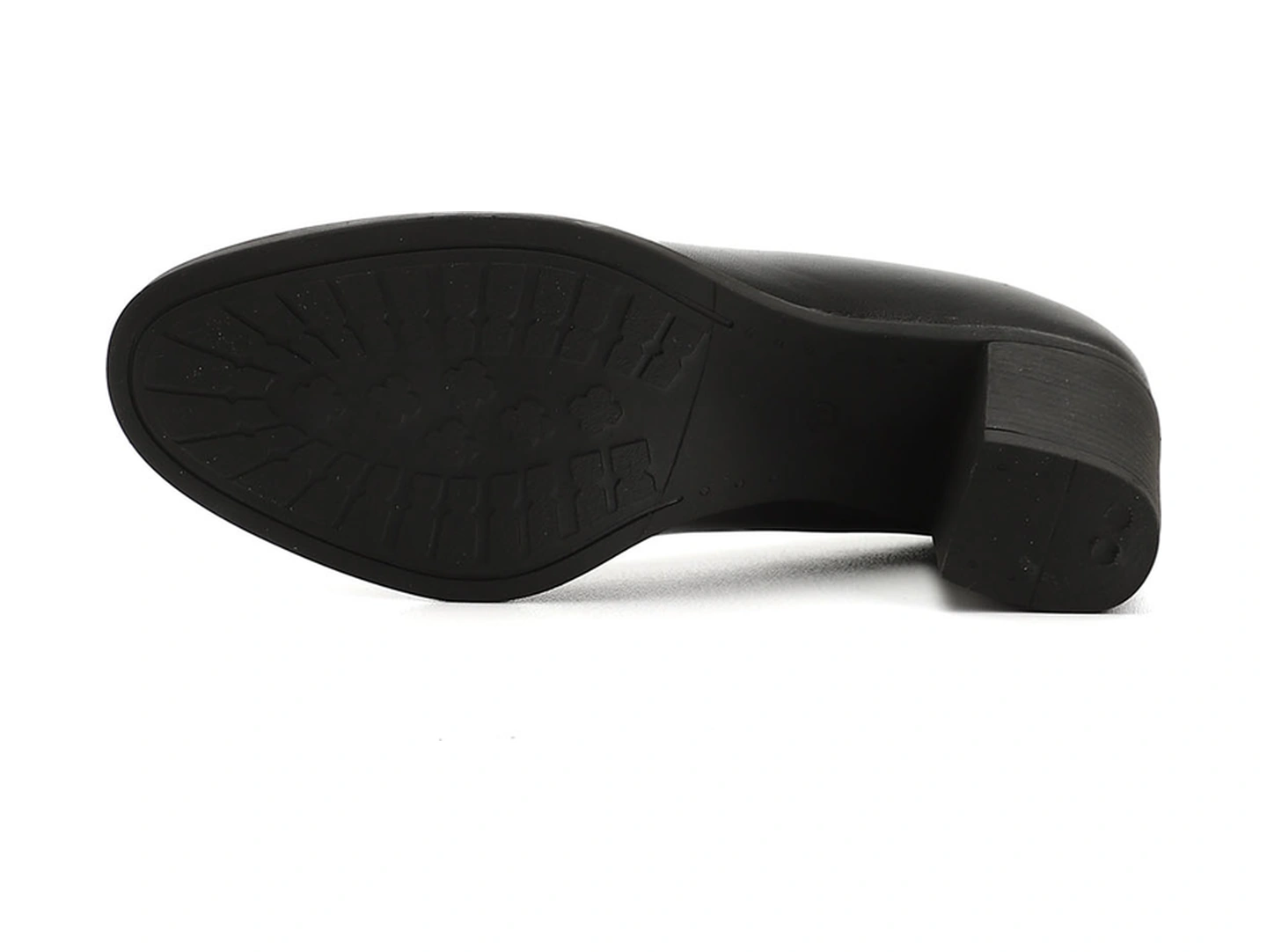 Gönderi R Kadın Siyah Orta Kalın Topuklu Hakiki Deri Ayakkabı Gdza13424336 siyah