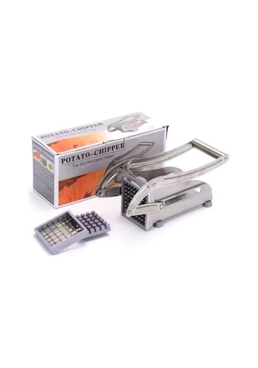 Pratik El Tipi Patates Dilimleyici Renkli