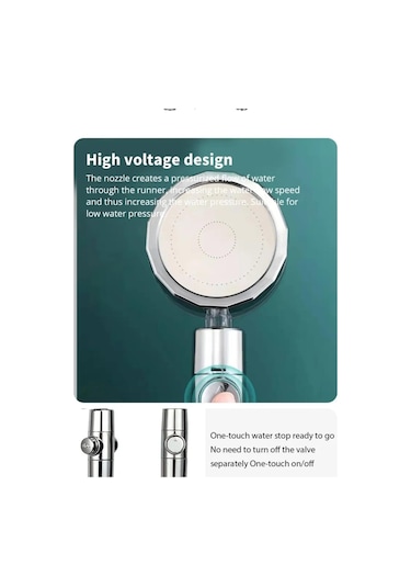 Qf Turbo Pervaneli Ve Filtreli Su Tasarruflu 360 Derece Krom