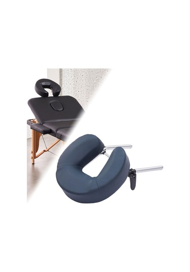 Suntek U Şeklinde Yastıklı Pu Deri Hafif Minderli Masaj Lacivert