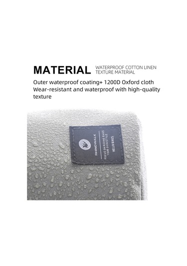 Rhınowalk Rk24932 Çok Fonksiyonlu Polyester Bisiklet Çantası Omuz Çantası - Açık Ten Rengi