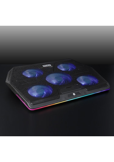 Rush Aura RC303 RGB 5 Fanlı 11" - 19" Notebook Soğutucu