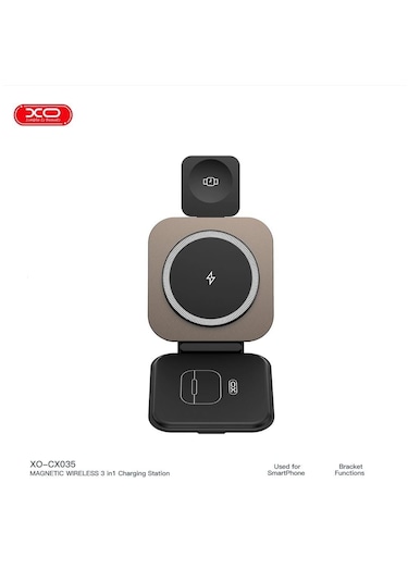 Magnetic Wıreless 3ın1 Charging Station