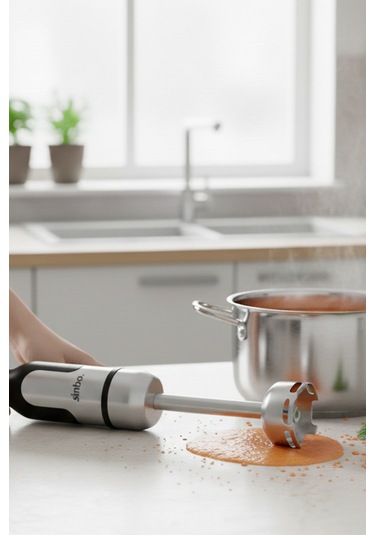 Sinbo SHB-7512 El Blender 1000W – Ayarlanabilir Hızlı, Paslanmaz Çelik Aparatlı