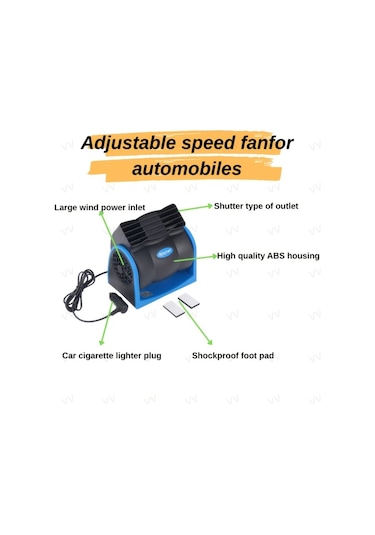 Xuweiwei 24v Araç Hız Kliması Sessiz Soğutucu Araba Kamyon Tekne Ve Karavanlar İçin Usbli Hava Üfleyici