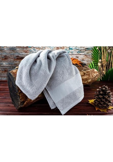 Bambum Cindy - Microcotton Banyo Havlusu Gri 90x160cm