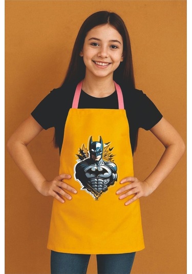 Çocuk Mutfak Önlüğü Etkinlik Önlüğü 4-12 Yaş Aktivite Önlüğü Sarı 3