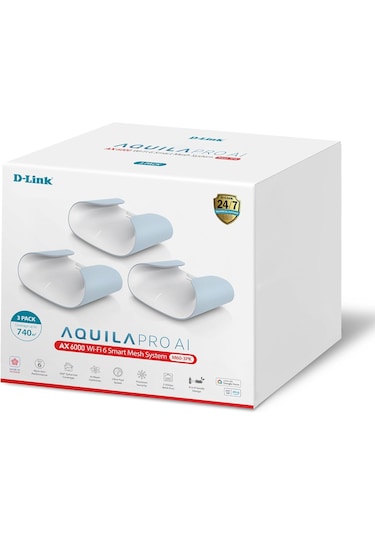 D-Link M60 Aquila Pro Aı AX6000 Wi-fi 6 Smart Mesh Router