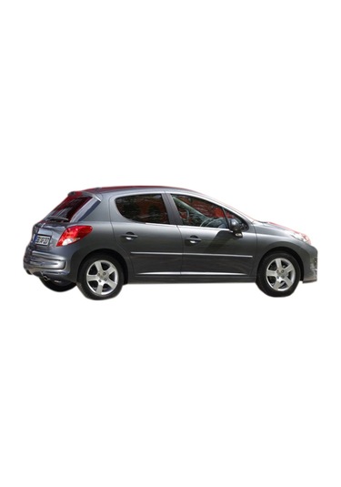 Peugeot 207 Krom Cam Çıtası Takımı 4Parça Paslanmaz Çelik N11.5557