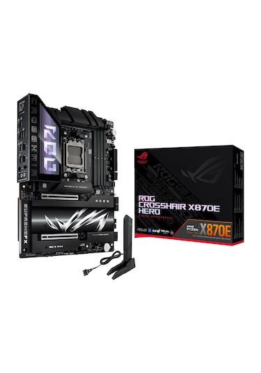 Asus ROG Crosshair X870E Hero 8600 MHz(OC) DDR5 Soket AM5 M.2 HDMI ATX Anakart