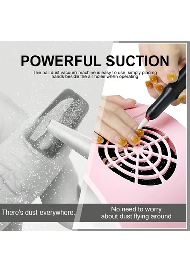 Willowhaven Beyaz 2 Yeniden Kullanilabilir Filtreli Tirmak Toz Toplayici Akrilik Tirmak Cilasi Emis Makinesi Salon Ev Manikur Seti Dusuk Gurultu