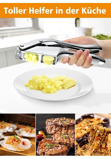 Sarımsak Presi Dayanıklı 2'si 1 Arada Sarımsak Kesici Sarımsak Soyucu Diğer