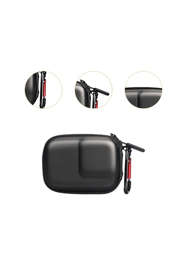 Suntek Spor Kamera Taşıma Çantası Hafif, Action 3 Için Siyah