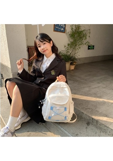 Sırt Büyük Kapasiteli Öğrenci Taşınabilir Hafif Ortaokul Sırt Çantası 44zljı Siyah