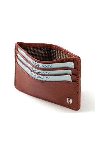 Drew Erkek Deri İnce Tasarım Kartlık Taba