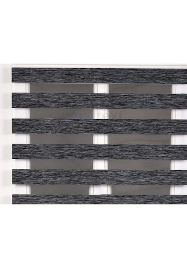 Antrasit Bambu Zebra Perde Antrasit