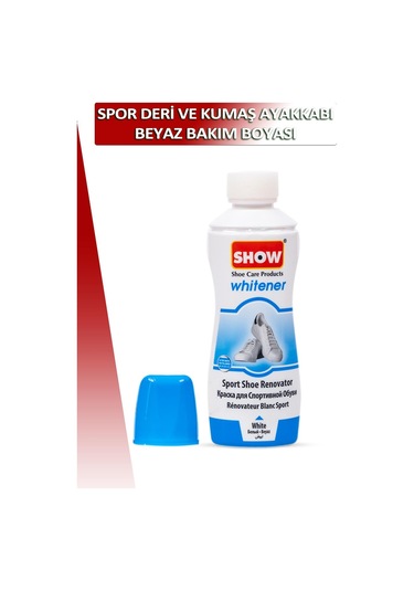 Show Spor Deri Ve Kumaş Beyaz Ayakkabı Bakım Boyası 75 Ml