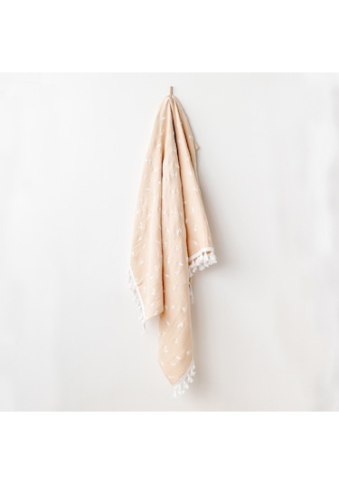 Andywawa Smil All Day Müslin Bebek Battaniye 120x90 Cm Ac24513 Bej